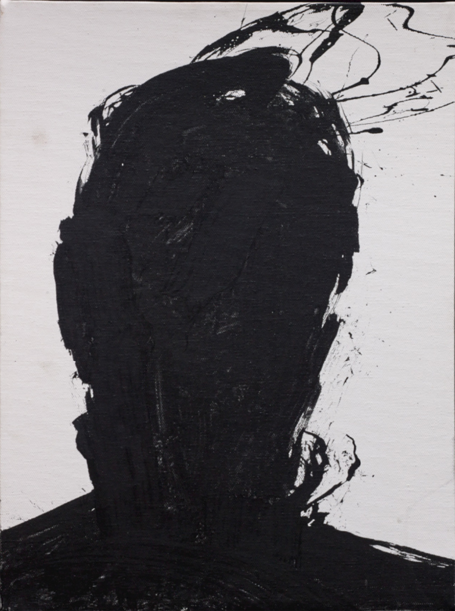 Shadow Head With White Background, 1992